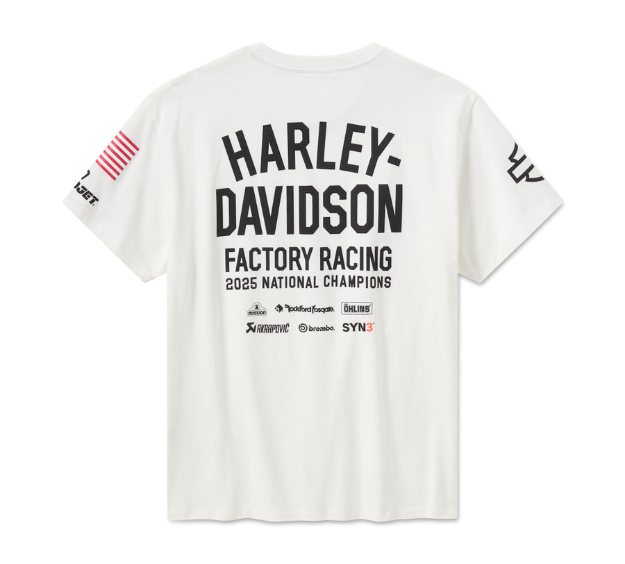 Men's H-D Championship Tee - Bright White