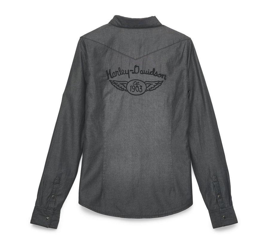 ROKERS & RIDERS CHAMBRAY SHIRT