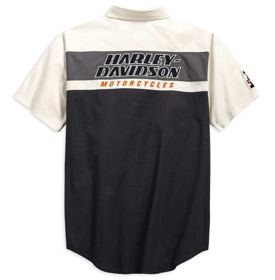 CHEMISE MANCHES COURTES H-D RACING COLORBLOCK