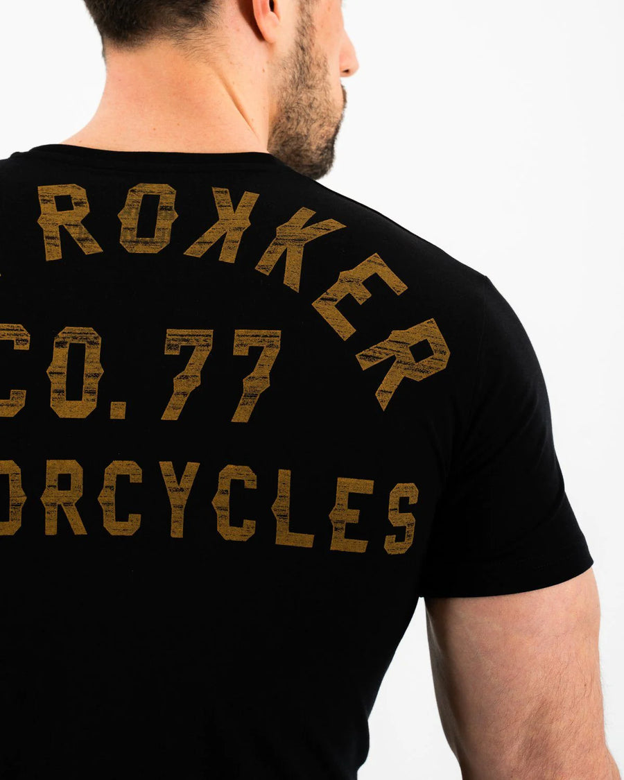 ROKKER T-SHIRT PERFORMANCE CO.77 BLACK